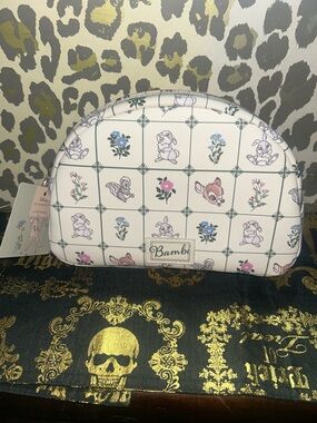 Disney’s Bambi & Friends Curved Dome Makeup Bag cosmetic bag
